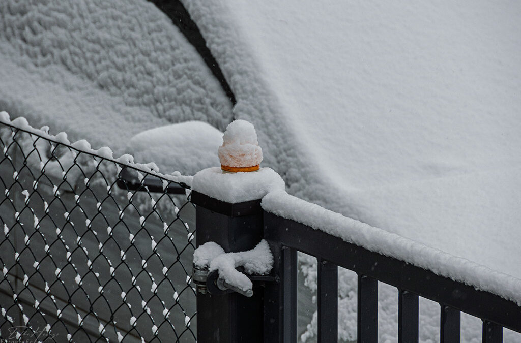 Mächtig viel Schnee da draußen