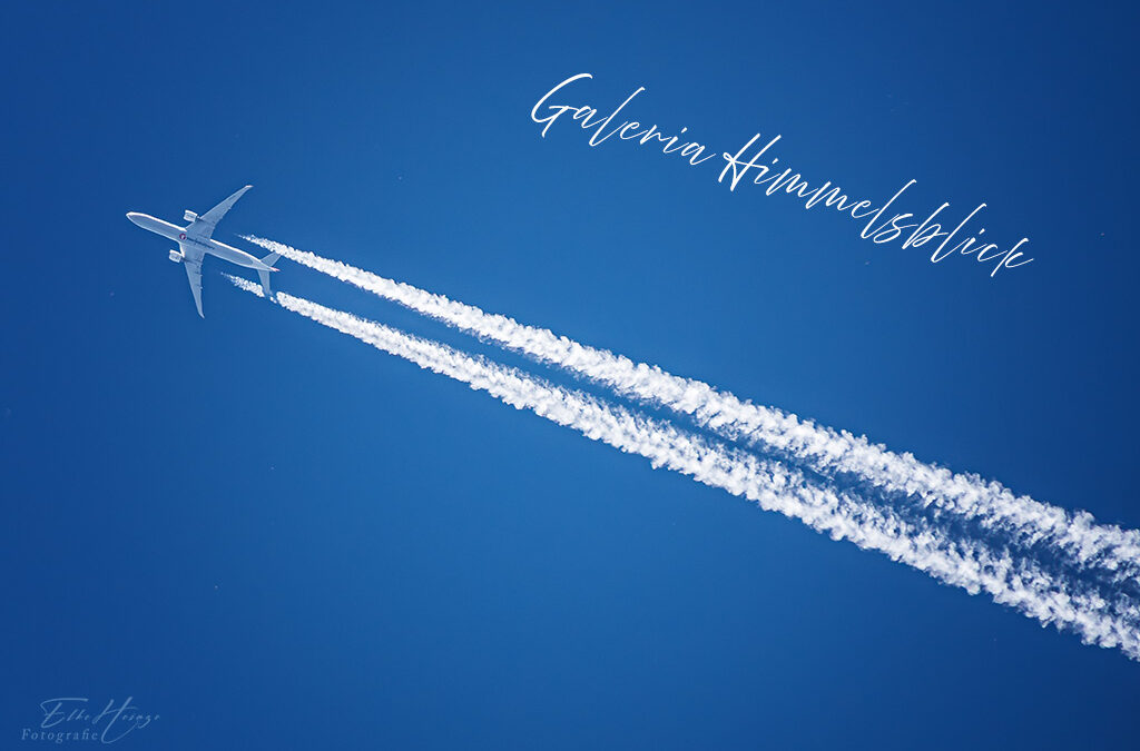 Am Himmel über Frankfurt . . .